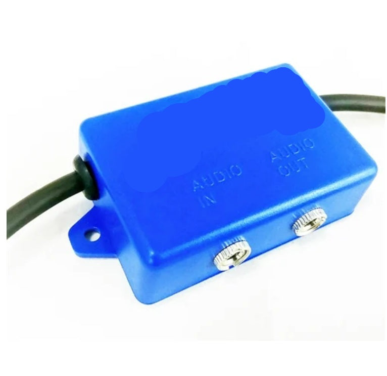 Record in-car radio Audio comms adapter.
