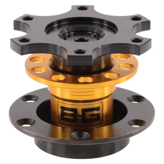 B-G Racing bolt-on steering wheel quick release aluminium hub