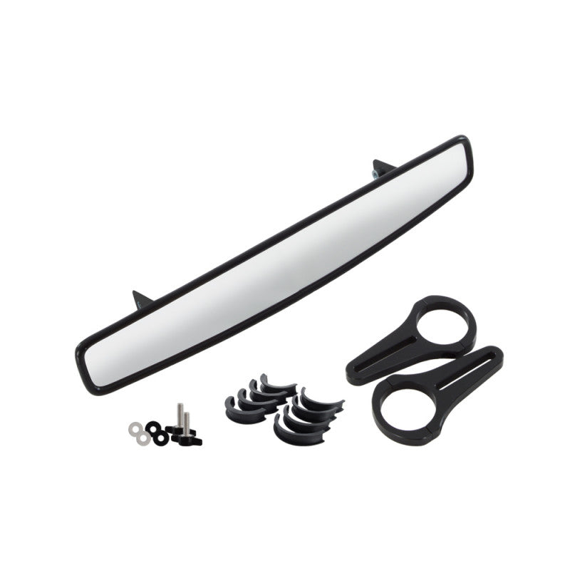 BG Racing mirror kit with bracket and spacing rubbers