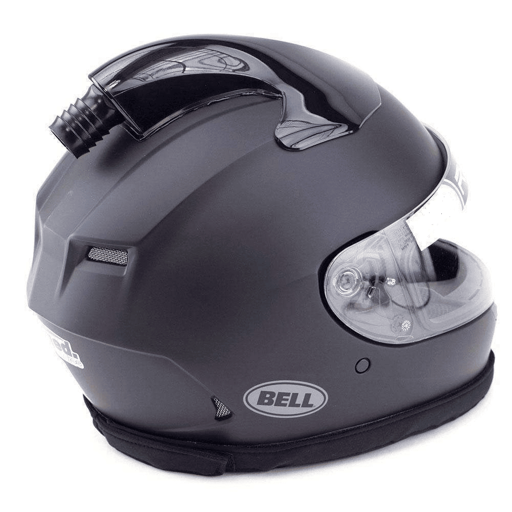 Bell Helmet with rugged offroad kit and pumper air
