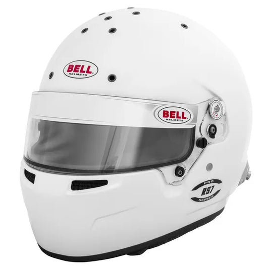 Bell RS7 Pro Helmet - Matt Black/White FIA8859-2024
