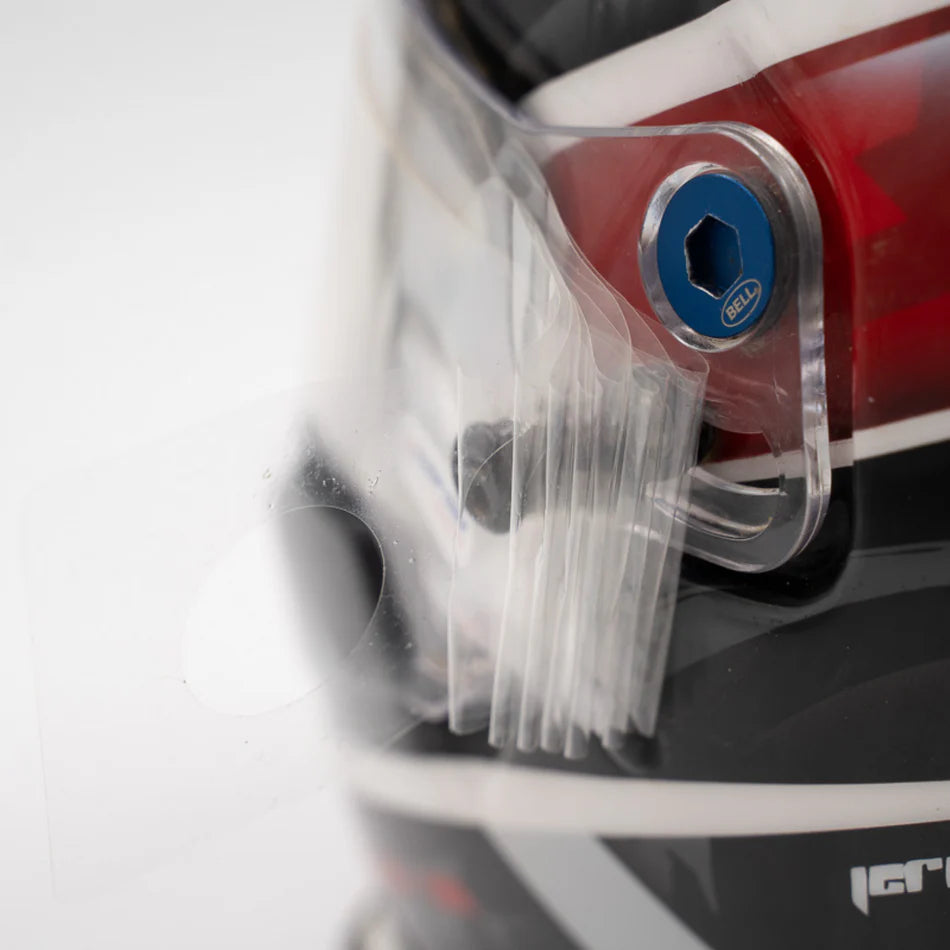 Stilo Helmets Visor Tear Offs Clear Track