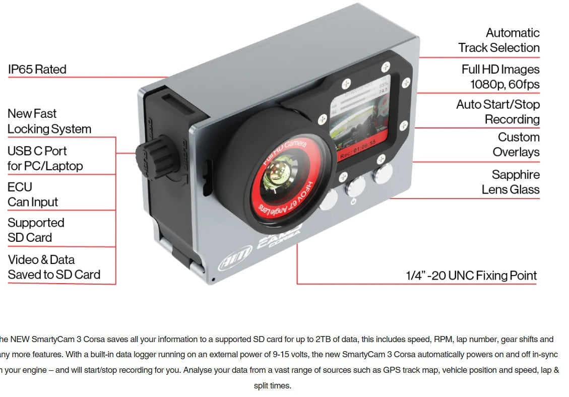 Aim SmartyCam 3 Corsa