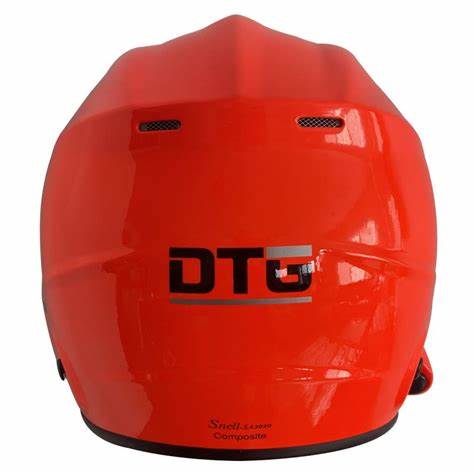 back view of DTG helmet with tiger performance fittings offshore