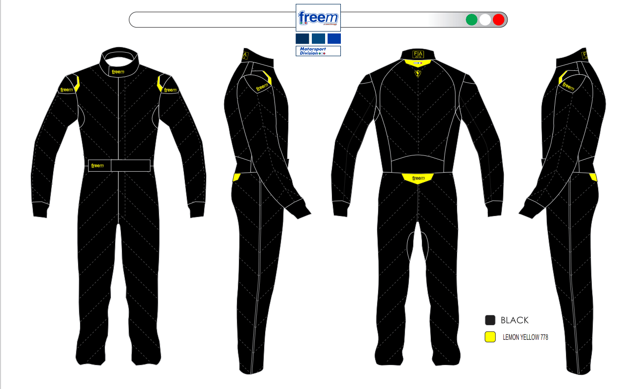 FreeM Racewear Black Yellow