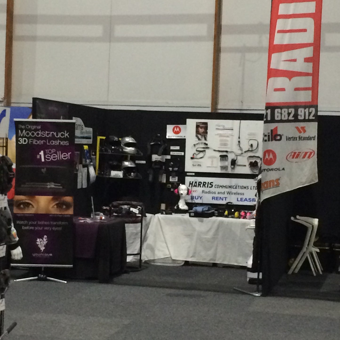 Harris Race radios rental show systems