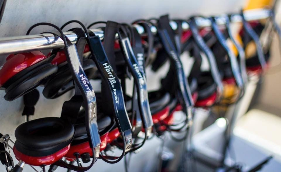 Harris Race Radios rental headsets