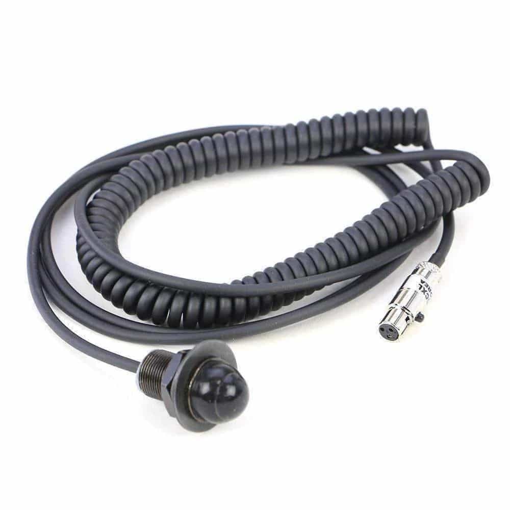 Hole mount PTT for intercom
