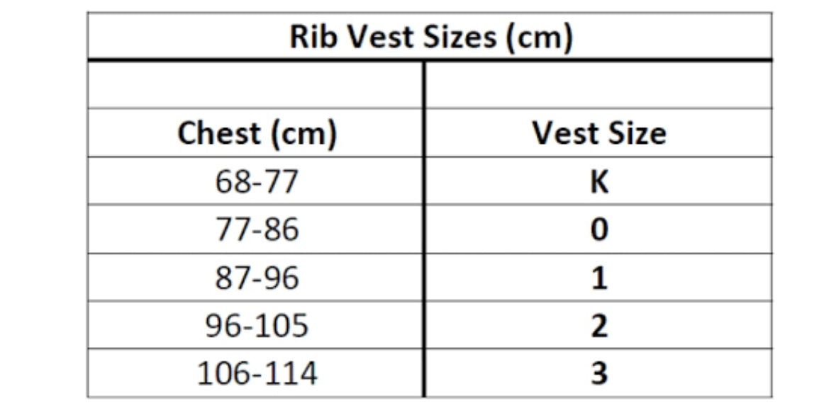 FreeM Rib Protector Size