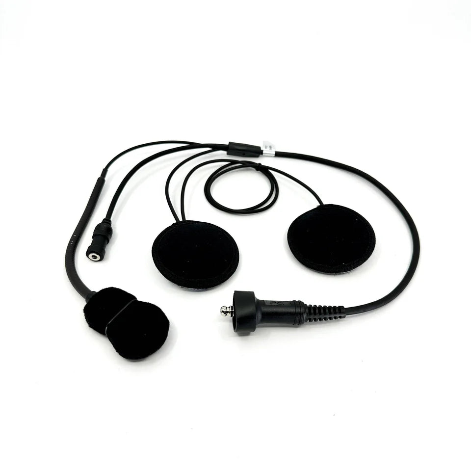 PCI Elite Helmet Wiring Kit with M2 Race Speakers and Earjack 3.5mm