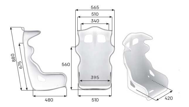 OMP Seat RS PT FIA 8855-1999