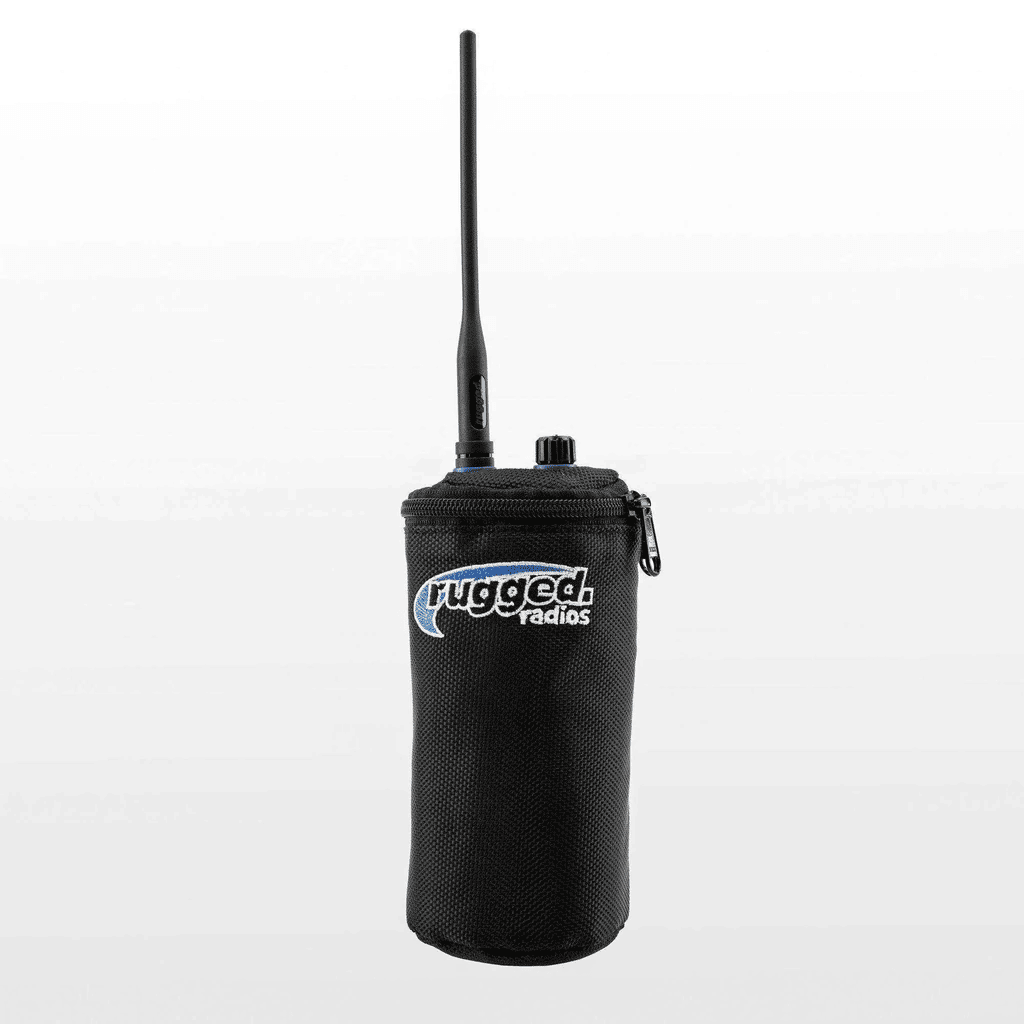 Bag holder radio