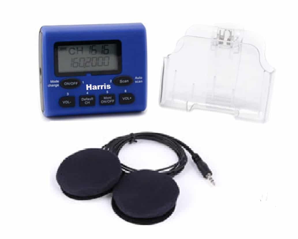 Speedway with speakers