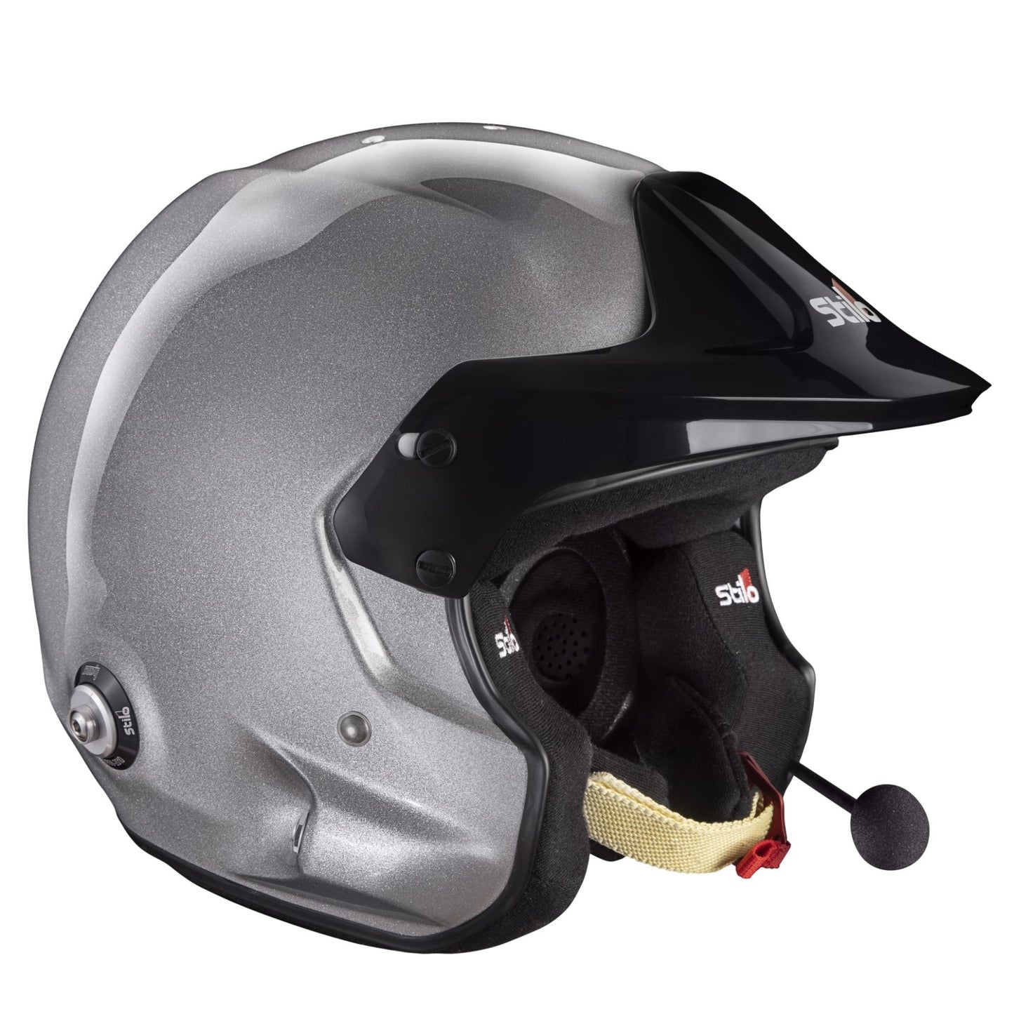 open face rally helmet