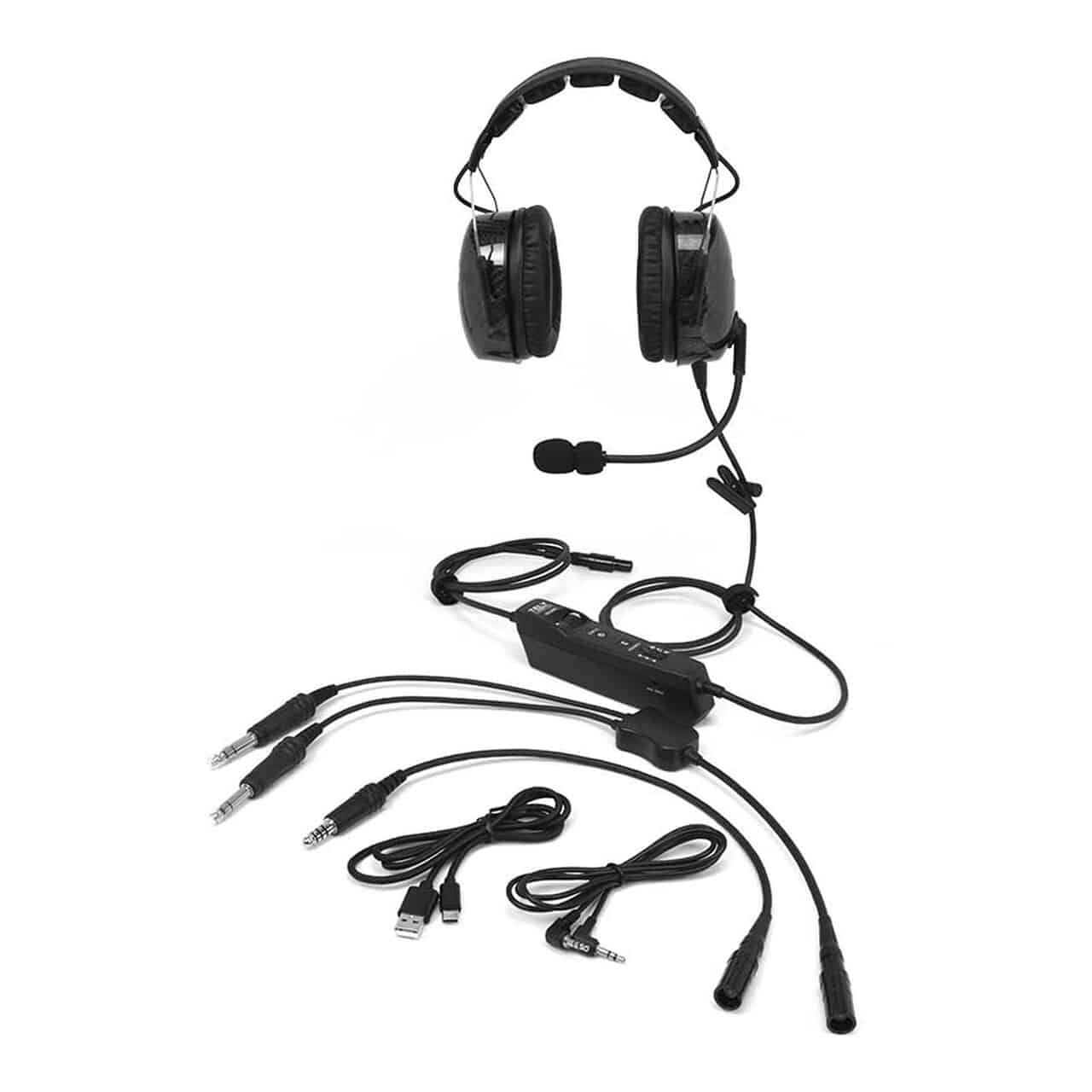 Tely ACE ANR Aviation Headset active noise reduction headset bose a20 a30