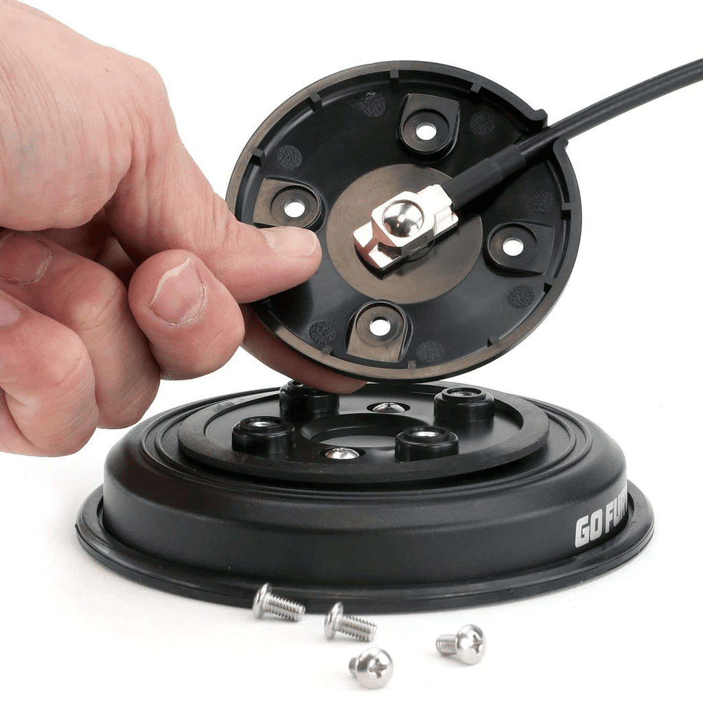 magnetic arial base
