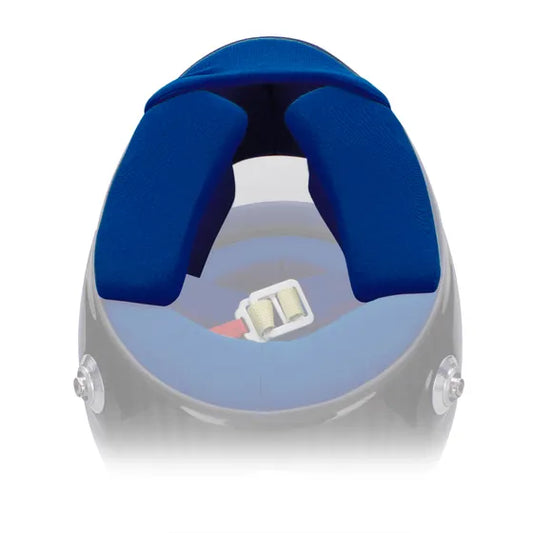 Bell helmet interior lining and cheek pads in Blue – HP7 / HP77 / RS7 Carbon replacement kit