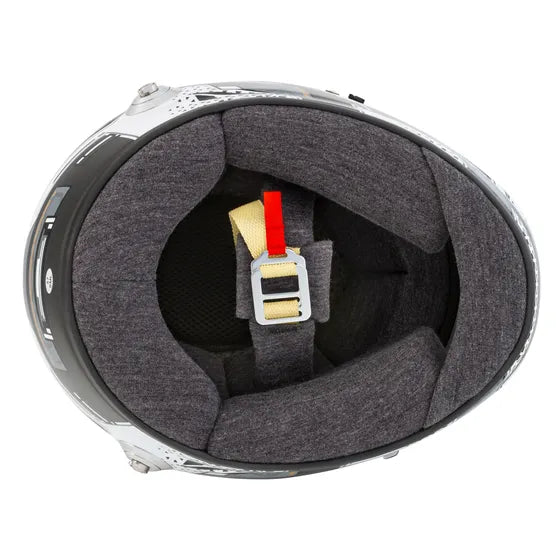 under side Bell RS7 Pro Stamina Gray