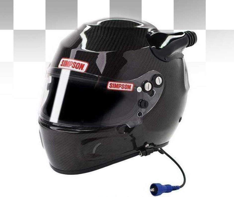 Simpson Lightweight Carbon Fiber Desert Devil RACE Helmet