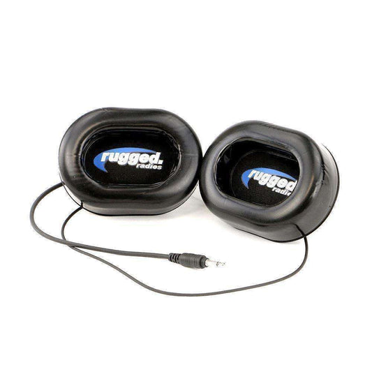 Alpha Audio Speaker Gel Ear Pods with Velcro Mounting & Mono 3.5mm Cord cups