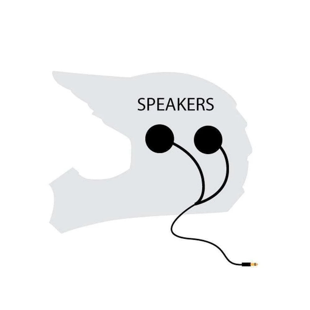 MX Helmet speakers 3.5mm