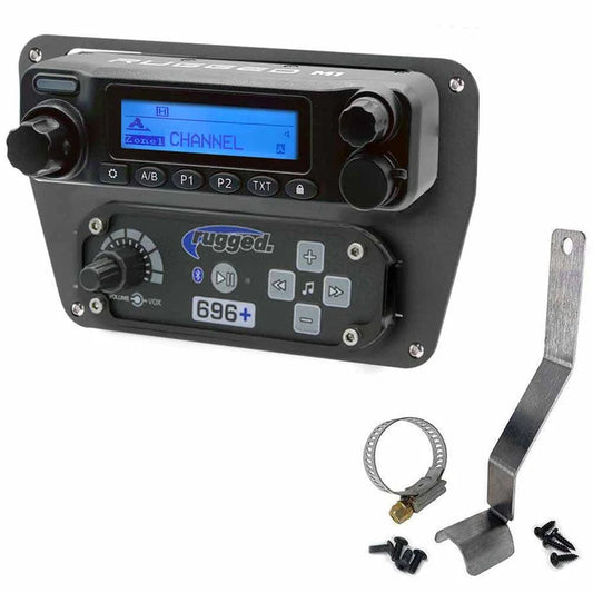 Can-Am Commander dash mount intercom and radio kit — vehicle-specific installation