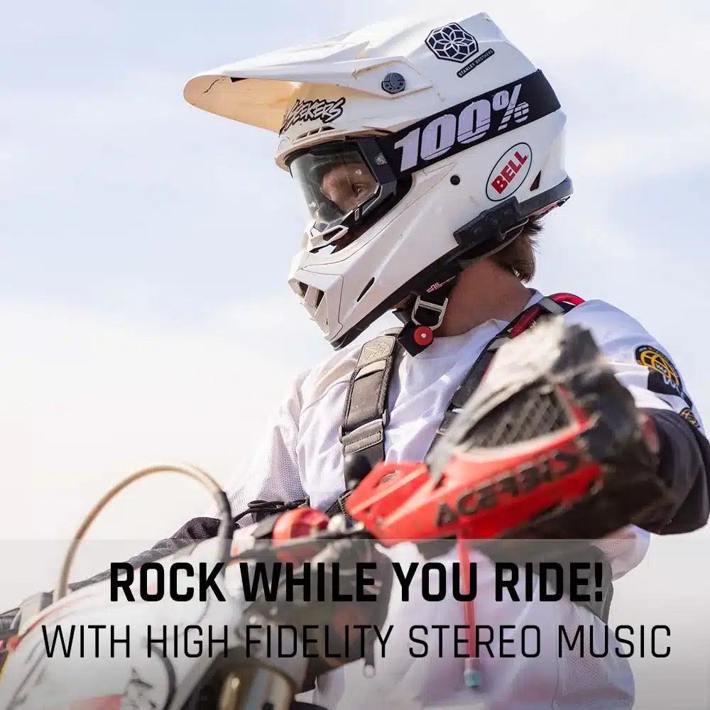 Rugged Connect BT2 Bluetooth Headset for Motorcycle Helmet