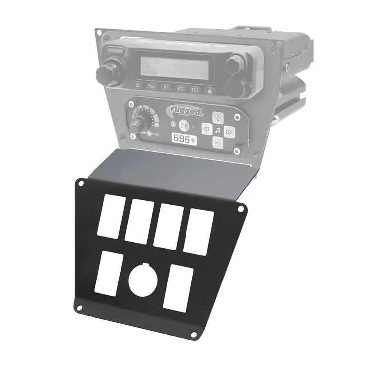 Lower Accessory Panel for Polaris | RZR PRO XP, RZR Turbo R, and RZR PRO R Dash Mount Radio and Intercom