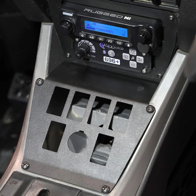 Lower Accessory Panel for Polaris | RZR PRO XP, RZR Turbo R, and RZR PRO R Dash Mount Radio and Intercom