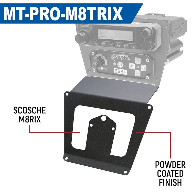 Lower Accessory Panel for Polaris | RZR PRO XP, RZR Turbo R, and RZR PRO R Dash Mount Radio and Intercom