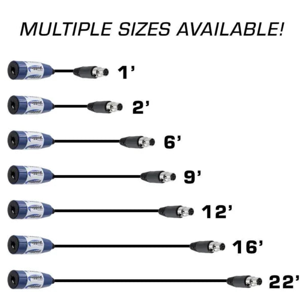 off road cable lengths
