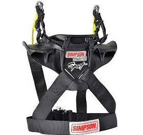 Head neck device D ring simpson hybrid sports