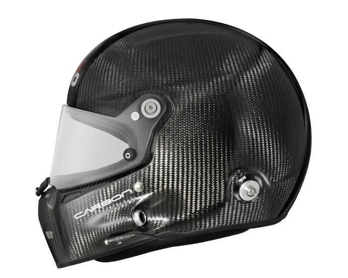 Stilo ST5 F Carbon motorsport helmet for circuit and rally racing — available in NZ and AU from Harris Race Radios