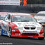 Aaron leading the NZV8 race in the Dynapack Holdan commodore #3