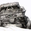 Off road trophy truck drawing