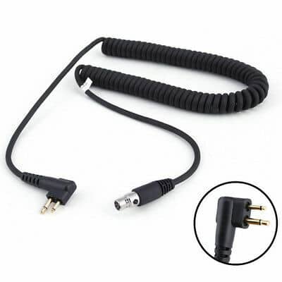 Motorola 2 Pin Coil Cord Headset Cable