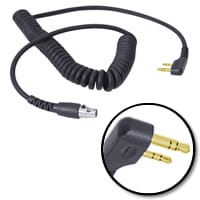 Icom 2 Pin Coil Cord Headset Cable