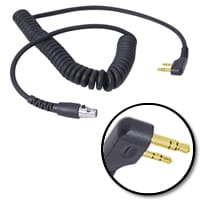 Icom 2-Pin Radio Headset Cable | S3 Connector | F Series & Dual-Pin Amateur