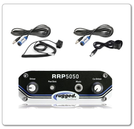 Rugged radios RRP5050 race intercom