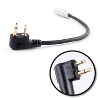 Motorola 2 Pin Handheld Radio Jumper Fly Lead | Compatible With Motorola & HYT