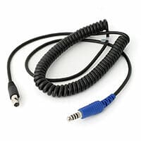 Rugged Radios Offroad Male Plug to 5 Pin Adapter Coil Cord — universal headset connection, NZ & AU stock Harris Race Radios