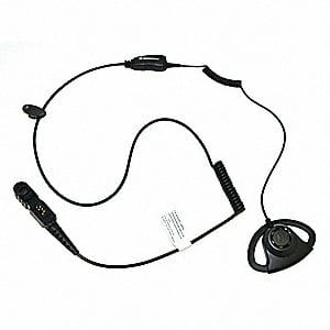 Inline Earpiece, With Push To Talk