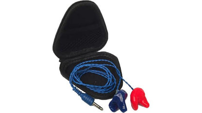 Custom-moulded professional motorsport earbuds