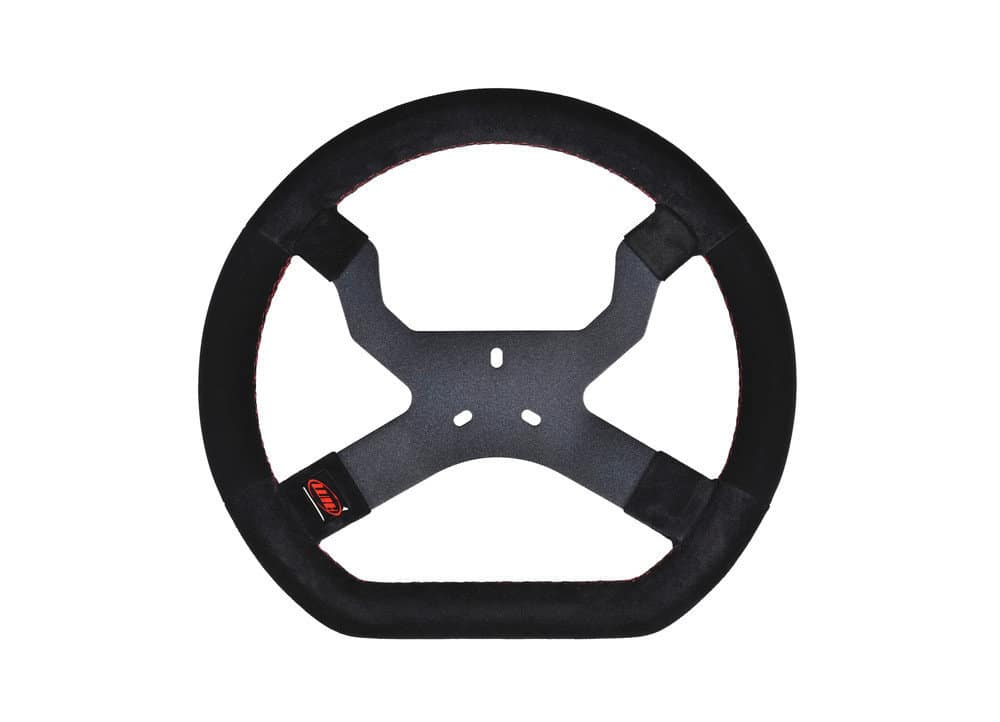 MyChron5 Kart Steering Wheel Black (Standard 3 Hole)