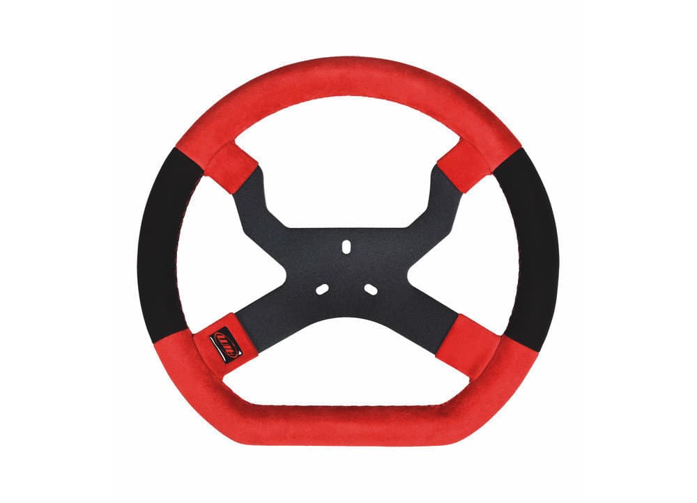Mychron5 Kart Steering Wheel Red/Black (Standard 3 Hole)