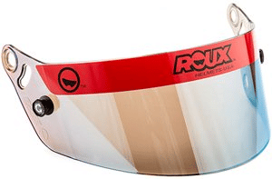 Blue Iridium roux visor