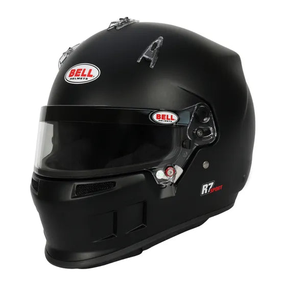 BELL 1467002 Full-Face Helmet R7 Sport, White, FIA8859-2024, Size M (58-59)