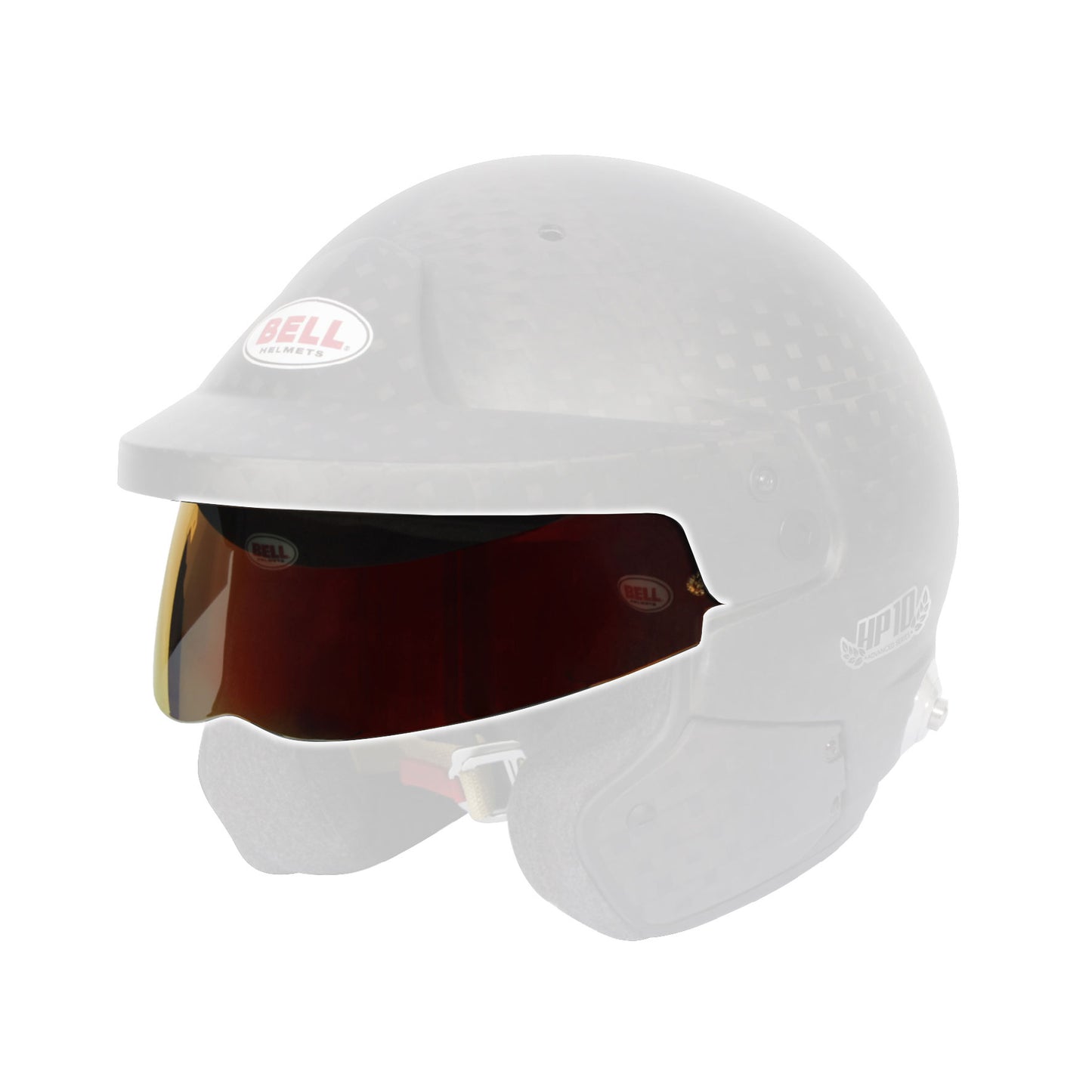 Bell MAG10 visor mirror Red