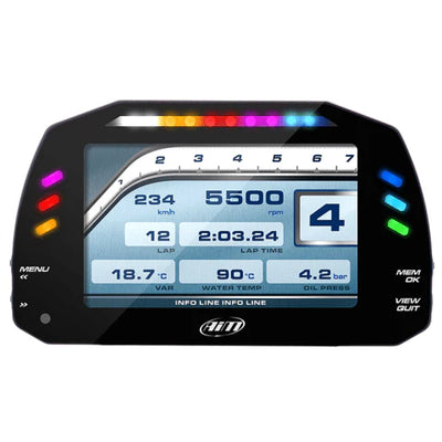 AiM MXS 1.3 5-inch Dash Logger