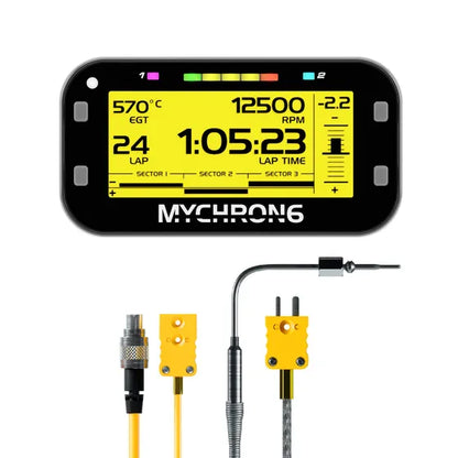 AiM MyChron 6 1T — Kart Data Logger & Lap Timer with GPS